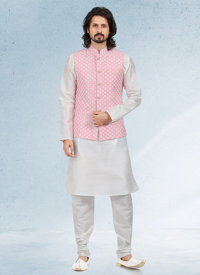 siya fashion festive wear kurta pajama with jacket  